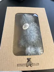 Vorschaubild 1 von Club Teddybär 2004 Edition Blau Mohair Miniatur NEU OVP