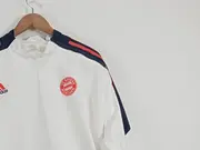 Vorschaubild 3 von FC Bayern München Trainingsjacke Herren 3XL Weiß Windbreaker