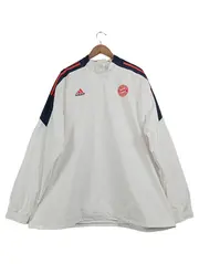 Vorschaubild 1 von FC Bayern München Trainingsjacke Herren 3XL Weiß Windbreaker