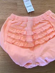 Vorschaubild 3 von Baby Mädchen Bloomers Hose Rüschen Orange Gr. 62