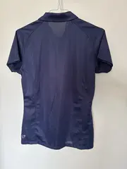 Vorschaubild 2 von Damen Poloshirt Sportshirt Gr. 36/S Blau Kurzarm