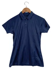 Vorschaubild 1 von Damen Poloshirt Sportshirt Gr. 36/S Blau Kurzarm