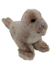 Vorschaubild 1 von Kuscheltier Seehund Robbe Beige 17cm Plüschtier Stofftier