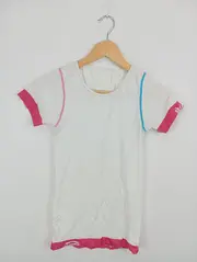 Vorschaubild 2 von Damen Sport Shirt Weiß Gr. 34/XS Kurzarm