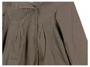 Vorschaubild 3 von Mädchen Leichte Jacke Kapuze Braun Gr. 150 Baumwolle Casual