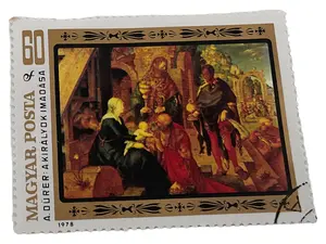 MAGYAR POSTA Briefmarke