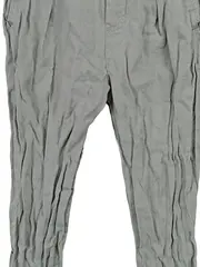 Vorschaubild 3 von Leinenhose Damen Gr. 36 Grau Stoffhose