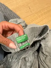 Vorschaubild 4 von Leinenhose Damen Gr. 36 Grau Stoffhose