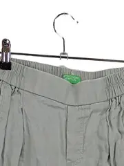 Vorschaubild 2 von Leinenhose Damen Gr. 36 Grau Stoffhose