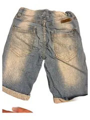 Vorschaubild 5 von Jeans Shorts Kinder Gr. 146 Blau Destroyed Used-Look