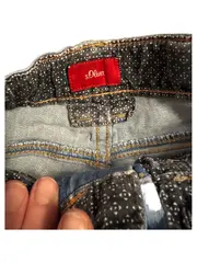 Vorschaubild 4 von Jeans Shorts Kinder Gr. 146 Blau Destroyed Used-Look