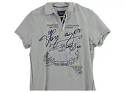 Vorschaubild 2 von Damen Poloshirt Gr. 38/M Grau Casual Sportlich Maritim