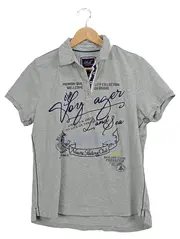 Vorschaubild 1 von Damen Poloshirt Gr. 38/M Grau Casual Sportlich Maritim
