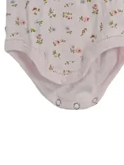 Vorschaubild 2 von Baby Body Mädchen Langarm Blumenmuster Rosa Gr. 68