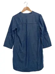 Vorschaubild 2 von Damen Blusenkleid Gr. 38;M Blau Modal Hemdblusenkleid Casual