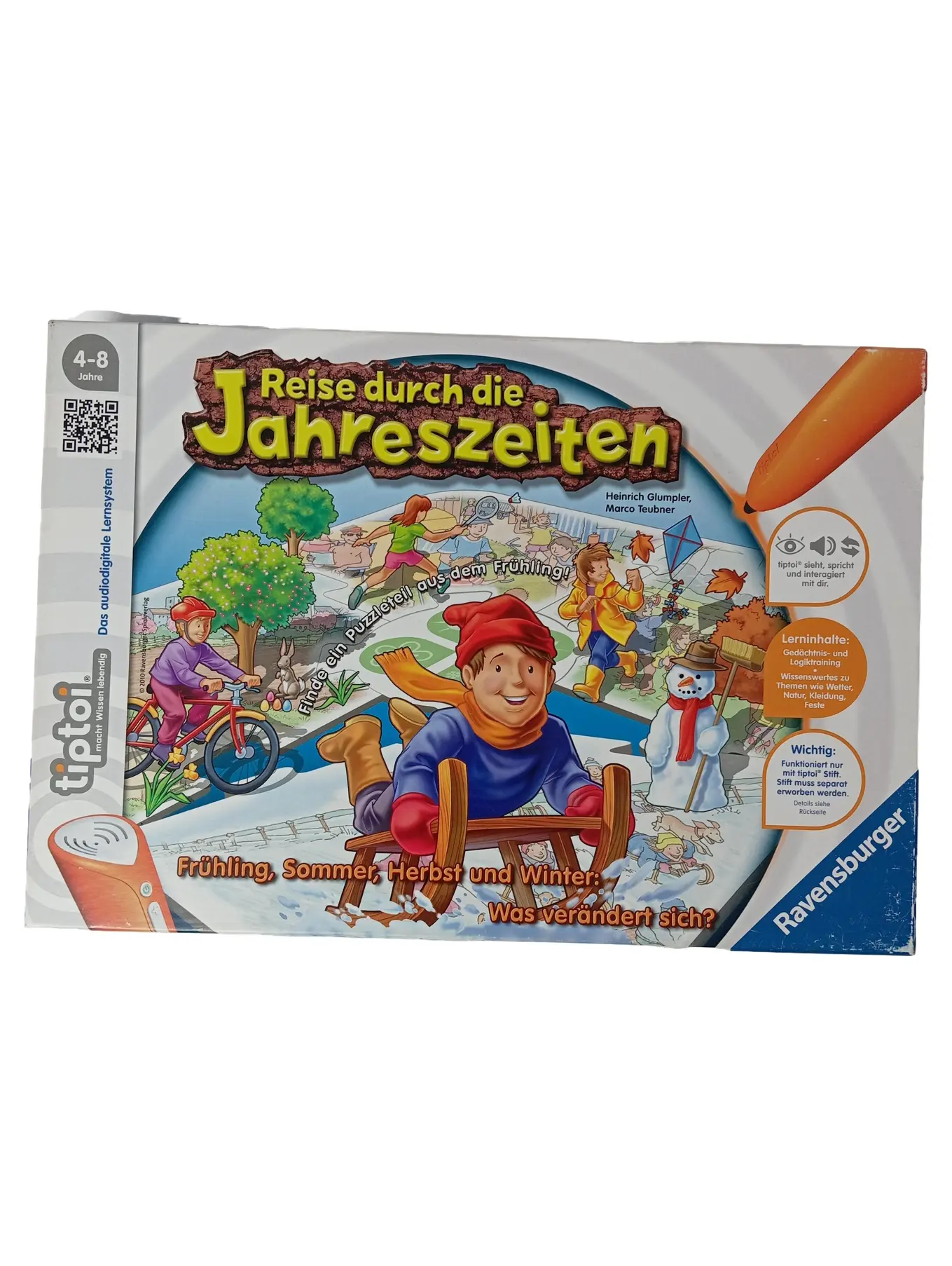 RAVENSBURGER Tiptoi Reise Jahreszeiten Lernspiel Natur Kinder ab 4 Jahre