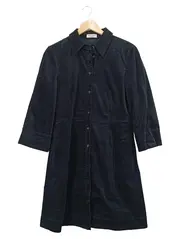 Vorschaubild 1 von Damen Cordkleid Freizeitkleid Schwarz Gr. 36/S
