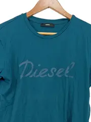 Vorschaubild 2 von Damen T-Shirt Petrol Gr. 38/M Casual Logo-Print