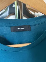 Vorschaubild 3 von Damen T-Shirt Petrol Gr. 38/M Casual Logo-Print