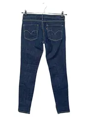Vorschaubild 2 von LEVIS Jeans Skinny Fit Damen W26/34 Blau Reißverschluss-Details Casual