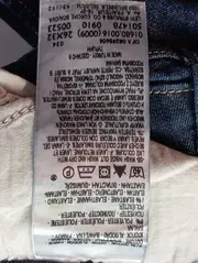 Vorschaubild 4 von LEVIS Jeans Skinny Fit Damen W26/34 Blau Reißverschluss-Details Casual