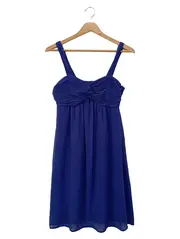 Vorschaubild 1 von Damen Freizeitkleid Gr. 32/XXS Blau Elegant Klassisch