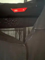 Vorschaubild 4 von EDC Damen Hemdbluse Schwarz Gr. XXS Casual Viskose Bluse