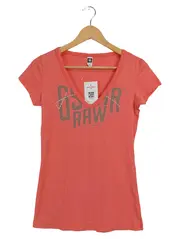 Vorschaubild 1 von Damen T-Shirt Schriftzug Rosa Gr. 36/S Baumwolle Casual