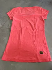 Vorschaubild 2 von Damen T-Shirt Schriftzug Rosa Gr. 36/S Baumwolle Casual