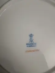 Vorschaubild 2 von KAISER Suppenteller Silberdistel Blumenmuster Porzellan 20cm Mehrfarbig