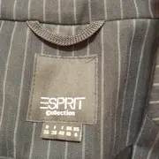 Vorschaubild 2 von Damen Blazer 36 Schwarz Gestreift Business Sakko