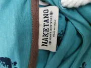 Vorschaubild 2 von Damen Kapuzenpullover Hoodie Gr. 38;M Türkis Pfotenmuster