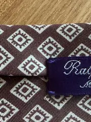 Vorschaubild 4 von Herren Krawatte Seide Braun Geometrisch Klassisch 160cm 8cm