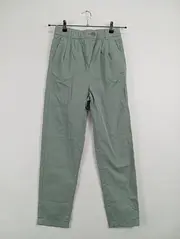 Vorschaubild 2 von Damen Stoffhose Gr. 32 Grün Baumwolle Casual Hose