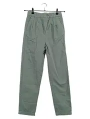 Vorschaubild 1 von Damen Stoffhose Gr. 32 Grün Baumwolle Casual Hose