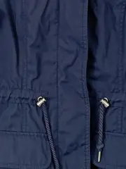 Vorschaubild 3 von Damen Leichte Jacke Gr. 34/XS Blau Navy Kapuze Übergangsjacke