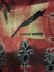 Vorschaubild 3 von Damen Tuch Halstuch Elegant Rot Abstrakt 85x85 cm Polyester