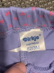 Vorschaubild 5 von Mädchen Leggings mit Rock Gr. 62 Lila Baumwolle Charmant