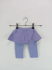Vorschaubild 3 von Mädchen Leggings mit Rock Gr. 62 Lila Baumwolle Charmant