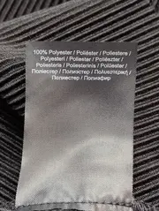 Vorschaubild 4 von Damen Freizeitkleid Gr. 38/M Schwarz Rippstrick ärmellos