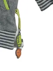 Vorschaubild 4 von Kapuzenpullover Kinder Jungen Gr. 110 Grau Casual Hoodie