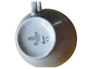 Vorschaubild 2 von Kaffeetasse Teetasse Porzellan Goldrand Weiß Klassisch