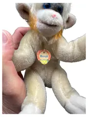 Vorschaubild 2 von Mungo Affe Baby Kuscheltier Plüschtier Uni Beige 15 cm