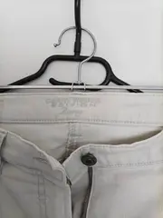 Vorschaubild 6 von Damen Jeans Regular Fit Hose Beige Gr. L Casual