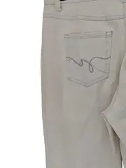 Vorschaubild 3 von Damen Jeans Regular Fit Hose Beige Gr. L Casual