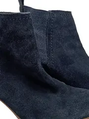 Vorschaubild 4 von Damen Chelsea Boots Wildleder Absatzschuhe Gr. 39 Blau Casual