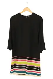 Vorschaubild 1 von PEPE JEANS Damen Freizeitkleid Gr. 38/M Schwarz Elegant Gestreift