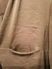 Vorschaubild 2 von Damen Bluse Gr. 40 L Grau Langarm V-Ausschnitt Casual