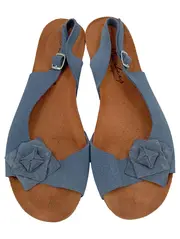 Vorschaubild 2 von Damen Sandalen Gr. 40 Blau Casual Sommerschuhe