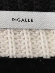 Vorschaubild 5 von Damen Strickjacke gestreift Rippstrick Knopfleiste Schwarz L